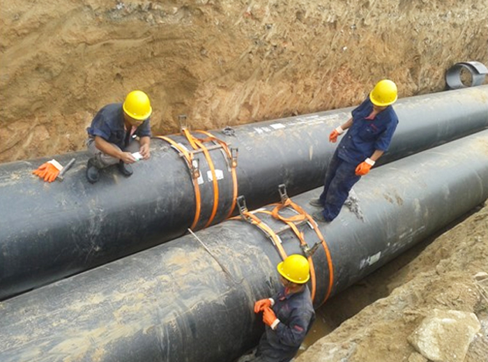 乾县水系连通项目项目使用友元防腐钢管
